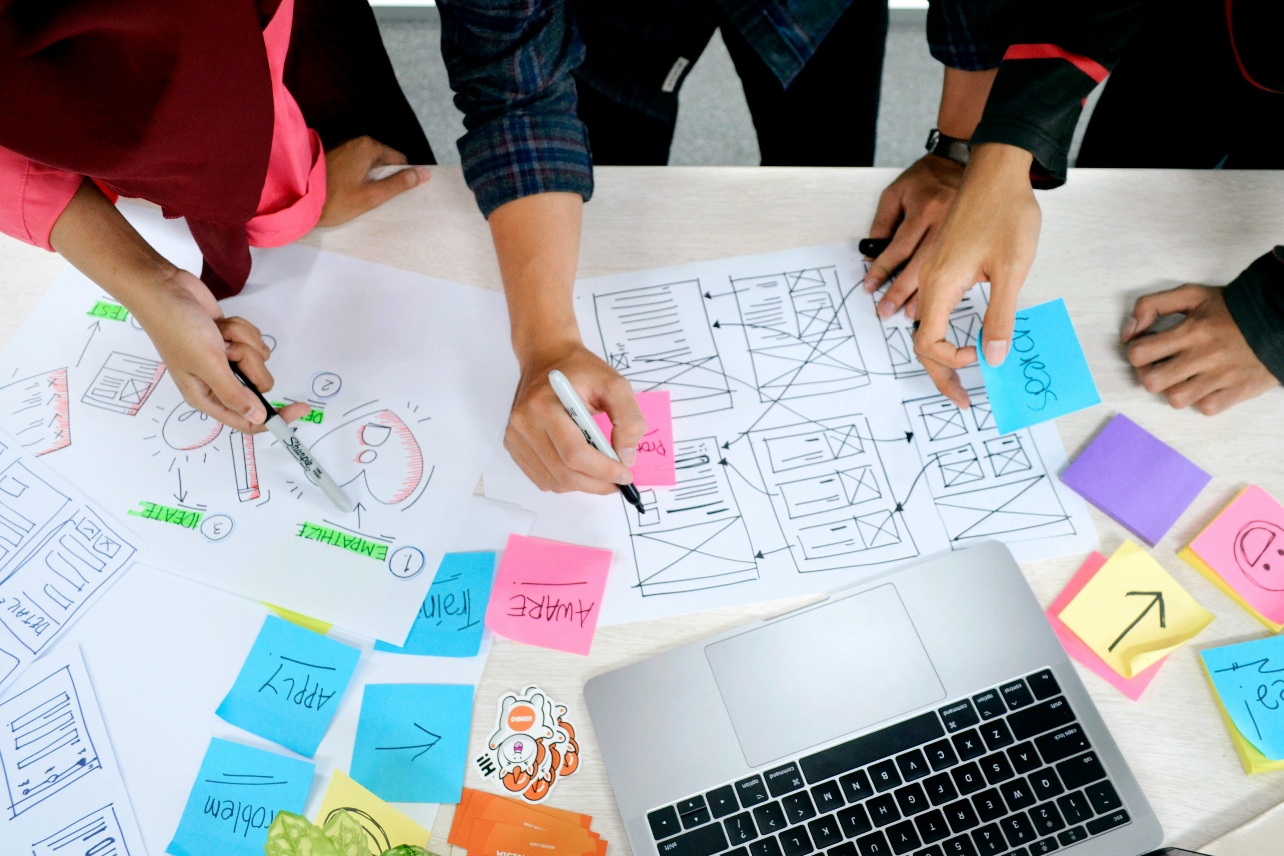 Design UI/UX et maquettes interface